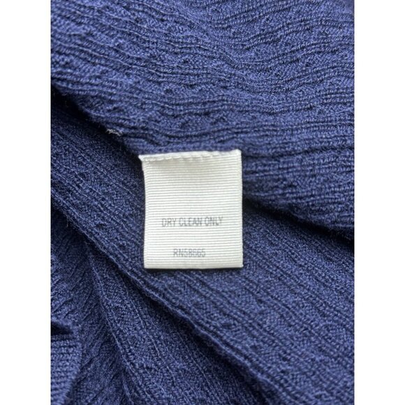 Vintage Callaway Golf Men's Cable Knit Vest 100% Merino Wool Blue Sz XL - Picture 5 of 7